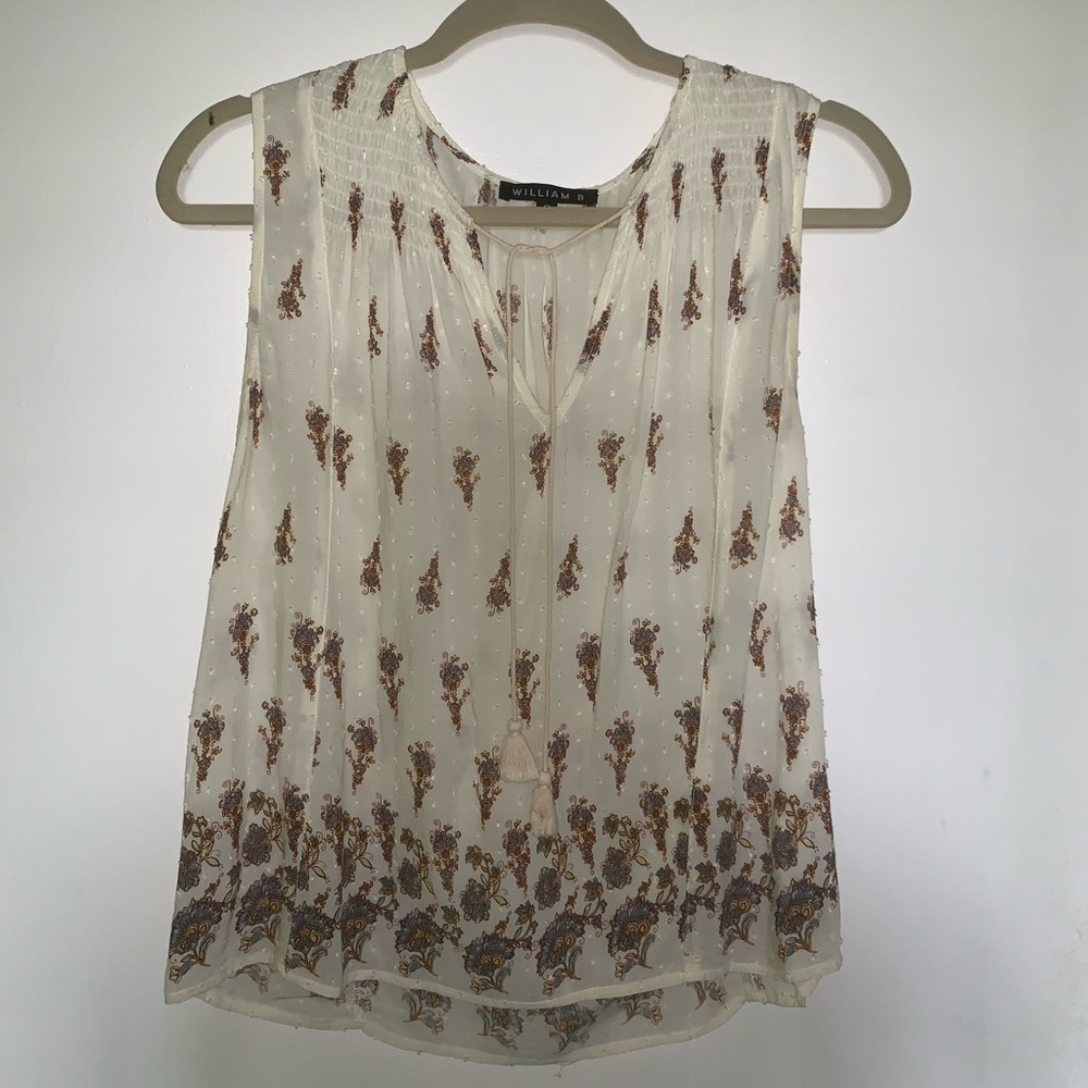 Cream colored tank top